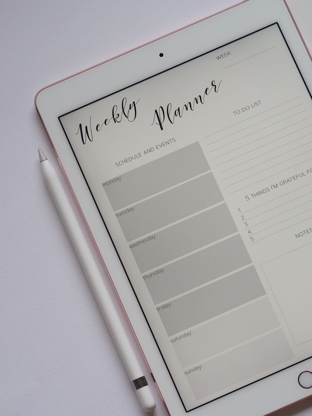 day planner on ipad